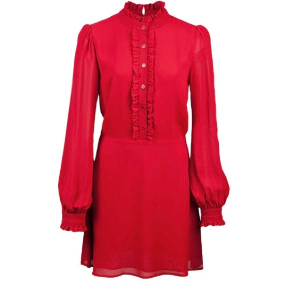 Reformation Red Mini Dress - Picture 3 of 15